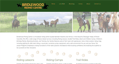 Desktop Screenshot of bridlewoodriding.com