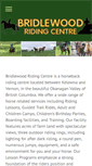 Mobile Screenshot of bridlewoodriding.com